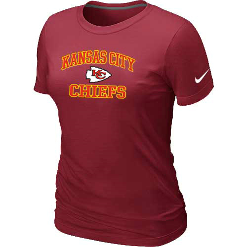 Nike Kansas City Chiefs Women's Heart & Soul NFL T-Shirt - Red